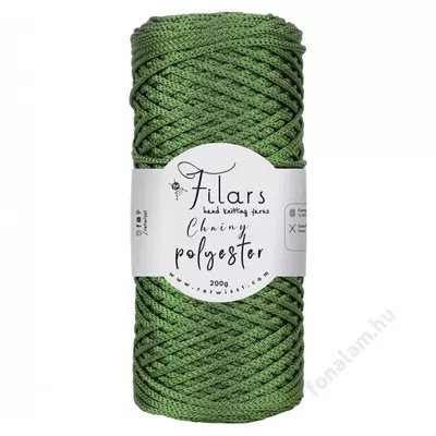 Retwisst Filars Chainy Polyester fonal 32006 Zöld