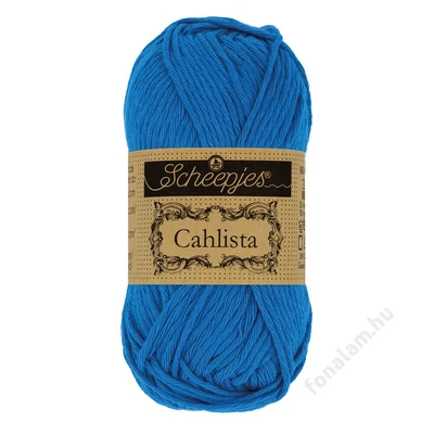 Scheepjes Cahlista fonal 201 Electric Blue