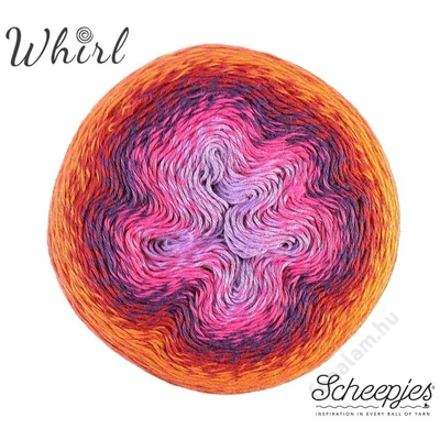 Scheepjes Whirl fonal 764 Red Velvet Sunrise