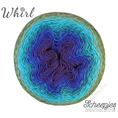 Scheepjes Whirl fonal 769 Blackberry Mint Chip
