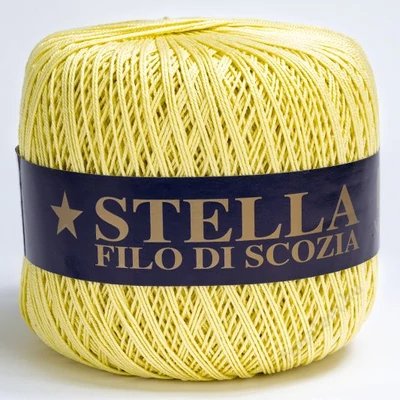 Stella Ne 12/3  olasz horgoló fonal 04 Banán