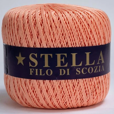Stella Ne 12/3  olasz horgoló fonal 81 Barack