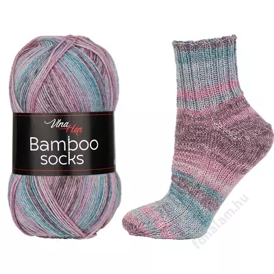 Vlna-Hep Bamboo Socks fonal 7902 Szilva