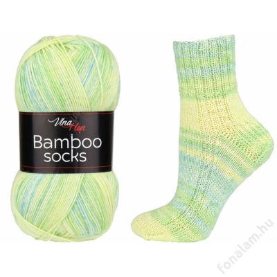 Vlna-Hep Bamboo Socks fonal 7906 Limonádé