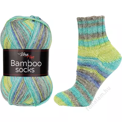 Vlna-Hep Bamboo Socks fonal 7907 Páva