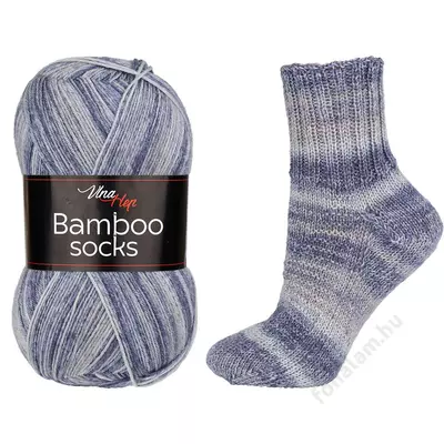 Vlna-Hep Bamboo Socks fonal 7908 Kökény