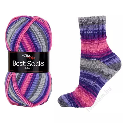 Vlna-Hep Best Socks fonal 7075 Liliom