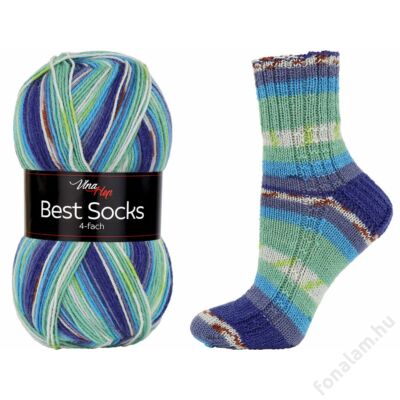 Vlna-Hep Best Socks fonal 7077 Öböl
