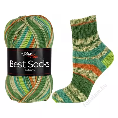Vlna-Hep Best Socks fonal 7313 Rét