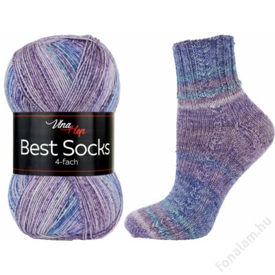 Vlna-Hep Best Socks fonal 7335 Lilaköd