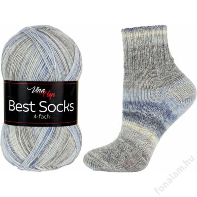 Vlna-Hep Best Socks fonal 7339 Téli reggel
