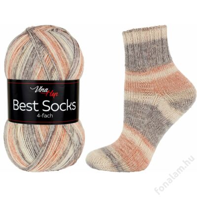 Vlna-Hep Best Socks fonal 7341 Sütemény