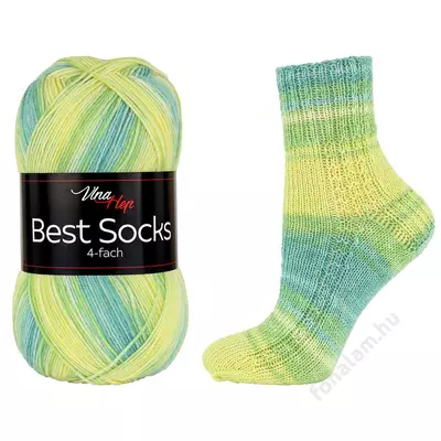 Vlna-Hep Best Socks fonal 7344 Citromtorta