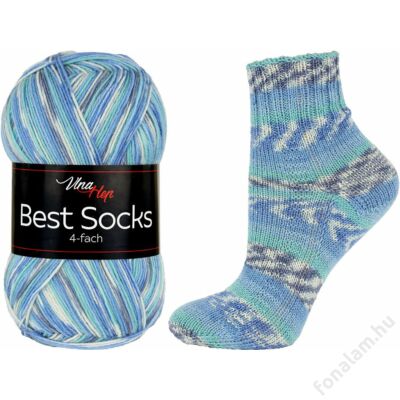 Vlna-Hep Best Socks fonal 7359 Tenger
