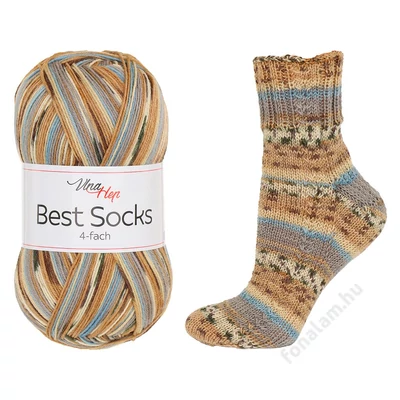 Vlna-Hep Best Socks fonal 7381 Szántóföld