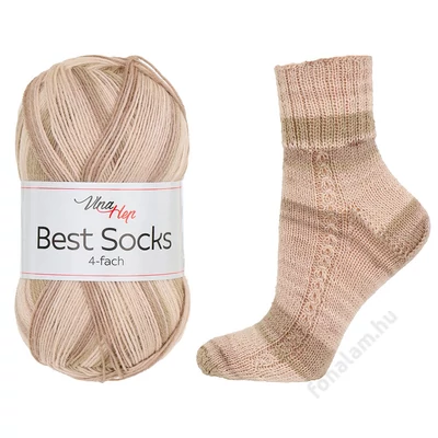 Vlna-Hep Best Socks fonal 7412 Vessző