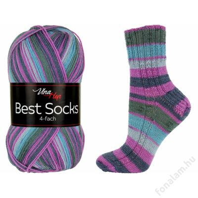 Vlna-Hep Best Socks fonal 7349 Harangvirág