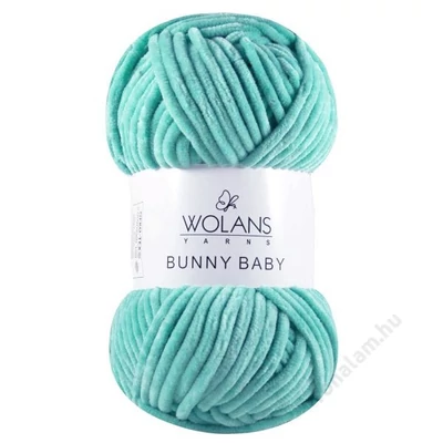 Wolans Bunny Baby fonal 13 Türkizkék