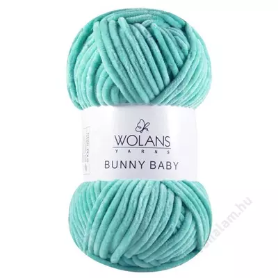 Wolans Bunny Baby fonal 13 Türkizkék