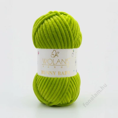 Wolans Bunny Baby fonal 85 Neon zöld